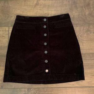 Black Botton Skirt - Wilfred Free